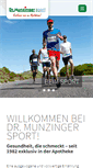 Mobile Screenshot of drmunzingersport.de